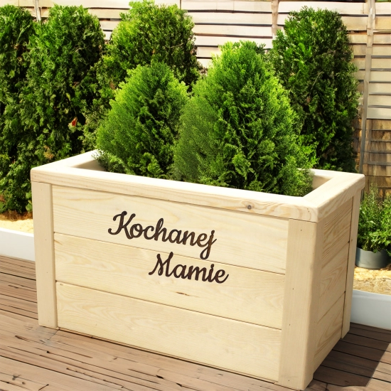 ELEGANCKA DONICZKA DREWNIANA Z GRAWEREM DLA KOCHANEJ MAMY DZIEŃ MATKI MAMA