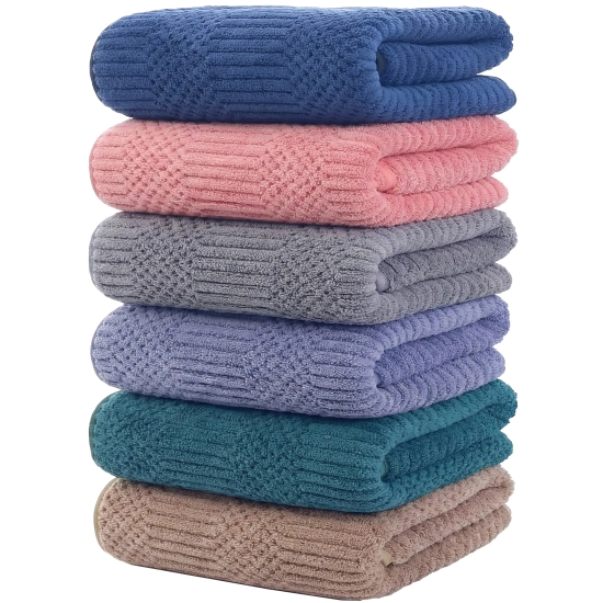 LUKSUSOWY KOMPLET 6 RĘCZNIKÓW KĄPIELOWYCH 50x100 MIKROFIBRA CHŁONNE