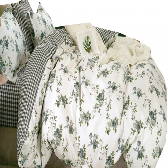 DWUSTRONNA POŚCIEL FLANELA 2 POSZEWKI 70x80 KOMPLET 140x200 + PRZEŚCIERADŁO