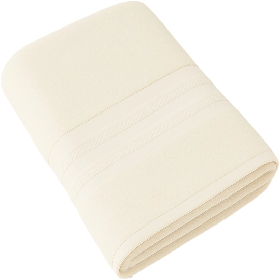 GRUBY RĘCZNIK KĄPIELOWY 50x100cm 550g/m2 PREMIUM CHŁONNY ECRU