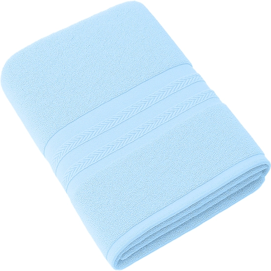 GRUBY RĘCZNIK KĄPIELOWY 50x100cm 550g/m2 PREMIUM CHŁONNY BŁĘKIT