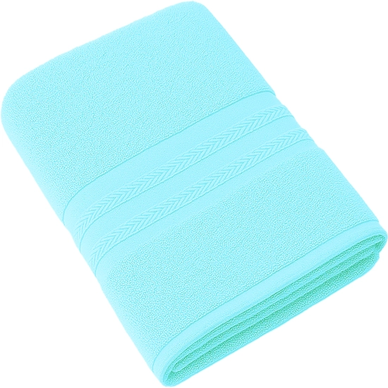 GRUBY RĘCZNIK KĄPIELOWY 50x100cm 550g/m2 PREMIUM CHŁONNY LAZUROWY