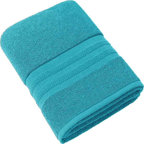 GRUBY RĘCZNIK KĄPIELOWY 50x100cm 550g/m2 PREMIUM CHŁONNY TURKUSOWY