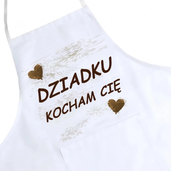 FARTUCH KUCHENNY Z NADRUKIEM PREZENT DZIEŃ DZIADKA