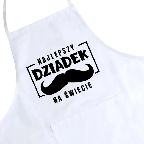 FARTUCH KUCHENNY Z NADRUKIEM PREZENT DZIEŃ DZIADKA