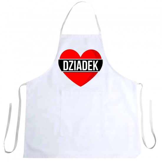 FARTUCH KUCHENNY Z NADRUKIEM PREZENT DZIEŃ DZIADKA