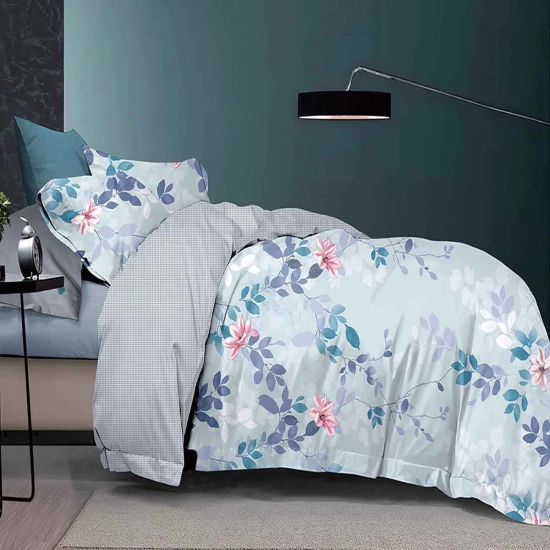 GRUBA DWUSTRONNA POŚCIEL FLANELOWA 135x200 2 POSZEWKI 70x80 KOMPLET