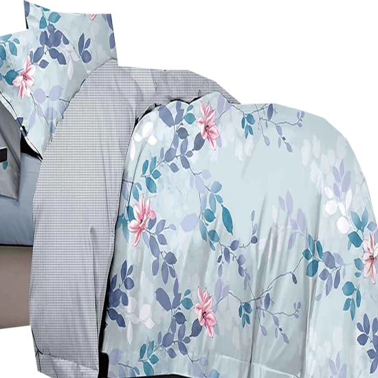 GRUBA DWUSTRONNA POŚCIEL FLANELOWA 135x200 2 POSZEWKI 70x80 KOMPLET