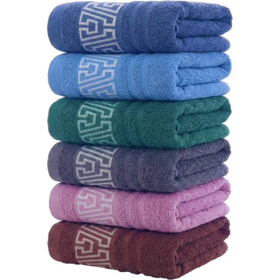 LUKSUSOWY KOMPLET 6 RĘCZNIKÓW KĄPIELOWYCH 50x100 BAWEŁNA FROTTE CHŁONNE