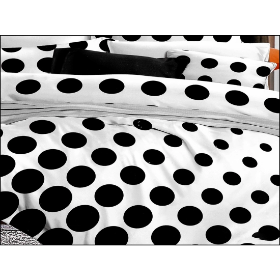 KOMPLET POŚCIELI SATYNA BAWEŁNIANA Z PRZEŚCIERADŁEM POSZWA