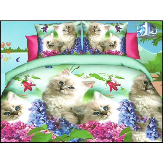 KOMPLET POŚCIELI SATYNA BAWEŁNIANA Z PRZEŚCIERADŁEM POSZWA