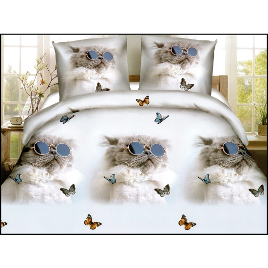 POŚCIEL SATYNA BAWEŁNIANA 4cz.