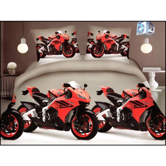 KOMPLET POŚCIELI SATYNA BAWEŁNIANA Z PRZEŚCIERADŁEM POSZWA