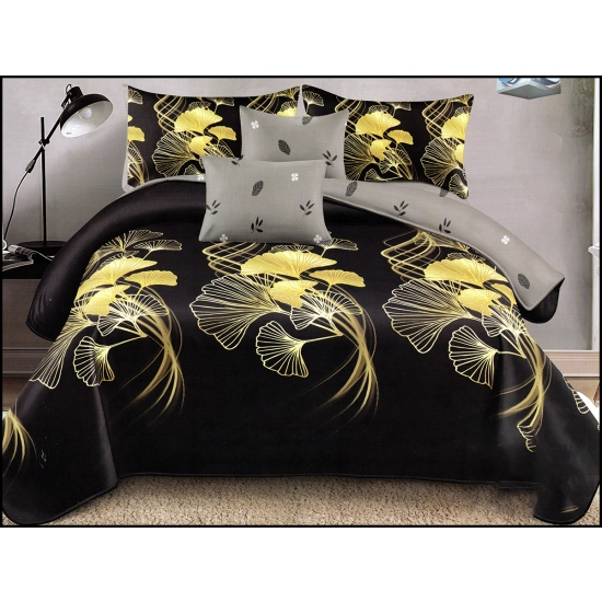 KOMPLET POŚCIELI SATYNA BAWEŁNIANA Z PRZEŚCIERADŁEM POSZWA