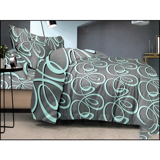 POŚCIEL 3D SATYNA BAWEŁNIANA 3cz.