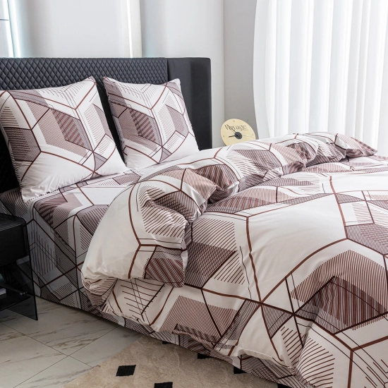 KOMPLET POŚCIELI 3D SATYNA BAWEŁNIANA 2 POSZEWKI 70X80 POSZWA