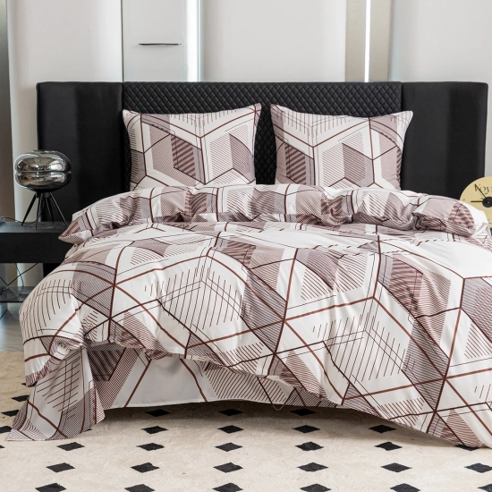 KOMPLET POŚCIELI 3D SATYNA BAWEŁNIANA 2 POSZEWKI 70X80 POSZWA