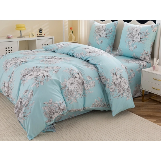 KOMPLET POŚCIELI DWUSTRONNA POŚCIEL 135x200 +2 POSZEWKI + PRZEŚCIERADŁO