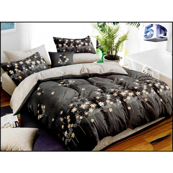 POŚCIEL 3D SATYNA BAWEŁNIANA 4cz.