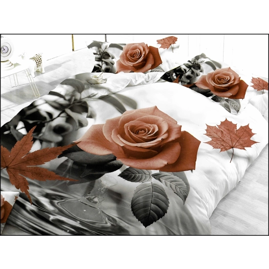 POŚCIEL 3D SATYNA BAWEŁNIANA 4cz.