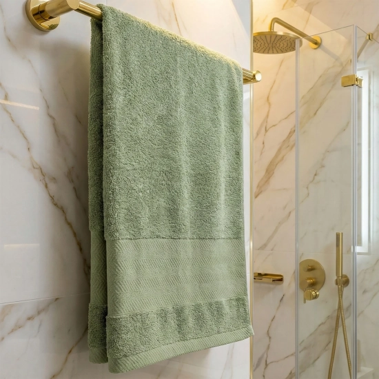 LUKSUSOWY KOMPLET 6 RĘCZNIKÓW KĄPIELOWYCH 50x100 BAWEŁNA FROTTE CHŁONNE