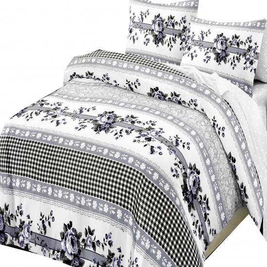 POŚCIEL 3D SATYNA BAWEŁNIANA 3cz.