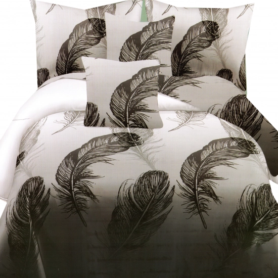 KOMPLET POŚCIELI DWUSTRONNA POŚCIEL 180x200 +2 POSZEWKI SATYNA BAWEŁNIANA