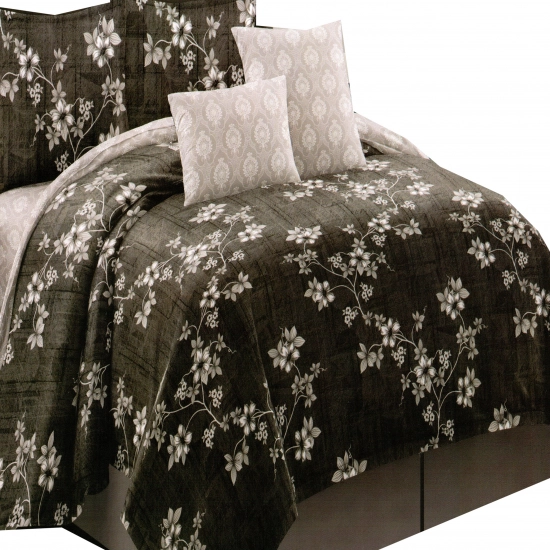 KOMPLET POŚCIELI DWUSTRONNA POŚCIEL 140x200 +2 POSZEWKI SATYNA BAWEŁNIANA