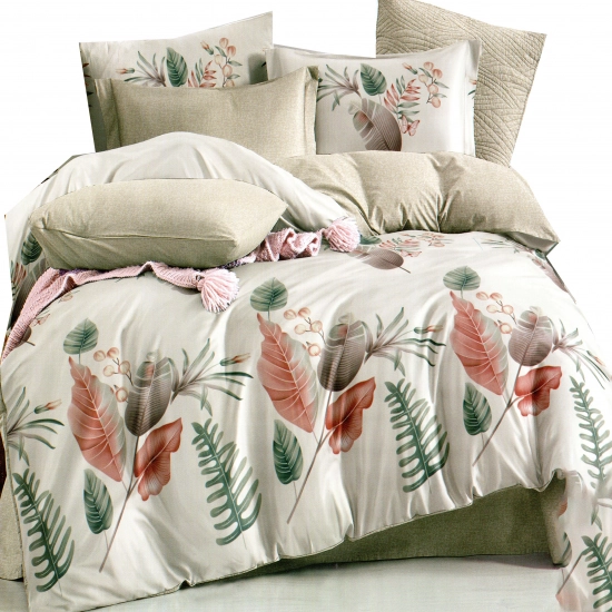 KOMPLET POŚCIELI 3D SATYNA BAWEŁNIANA 2 POSZEWKI 70X80 POSZWA