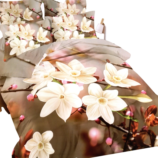 POŚCIEL 3D SATYNA BAWEŁNIANA 3cz.