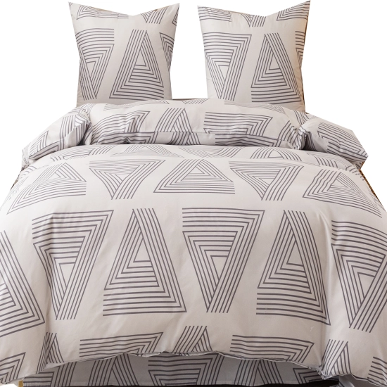 KOMPLET POŚCIELI SATYNA BAWEŁNIANA Z PRZEŚCIERADŁEM POSZWA