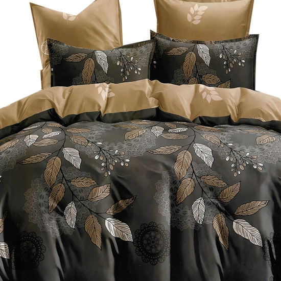 KOMPLET POŚCIELI SATYNA BAWEŁNIANA Z PRZEŚCIERADŁEM POSZWA