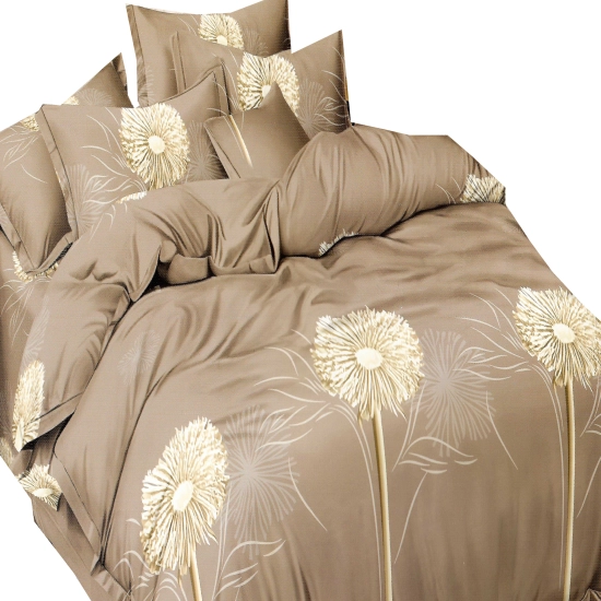 KOMPLET POŚCIELI DWUSTRONNA POŚCIEL 140x200 +2 POSZEWKI SATYNA BAWEŁNIANA