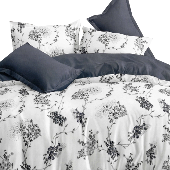 KOMPLET POŚCIELI DWUSTRONNA POŚCIEL 135x200 +2 POSZEWKI SATYNA BAWEŁNIANA