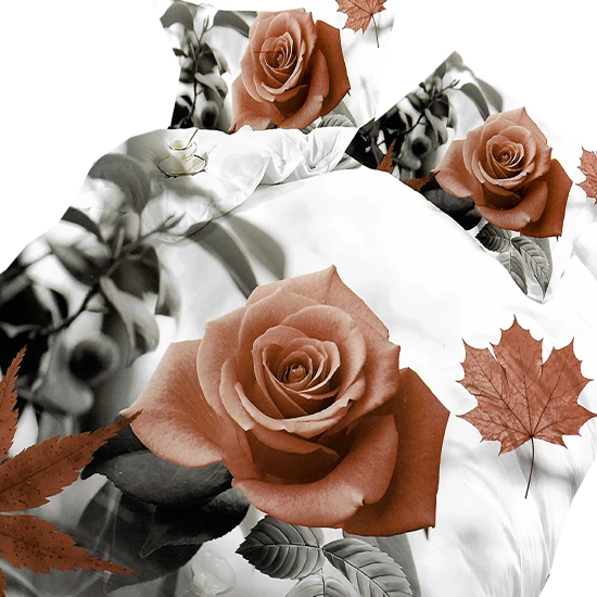 POŚCIEL 3D SATYNA BAWEŁNIANA 4cz.