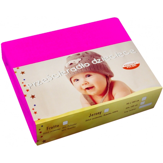 PRZEŚCIERADŁO JERSEY 50X70 Z GUMKĄ GRUBE POLSKIE