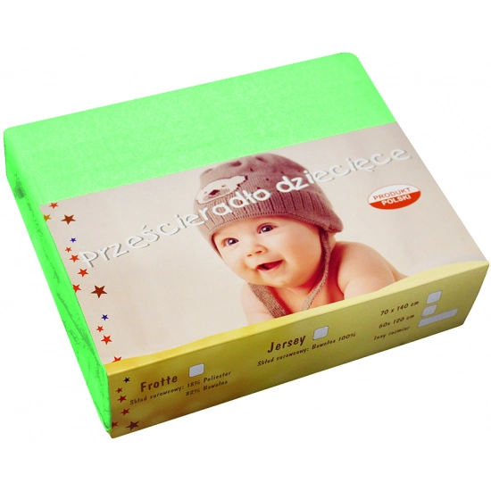 PRZEŚCIERADŁO JERSEY 50X70 Z GUMKĄ GRUBE POLSKIE