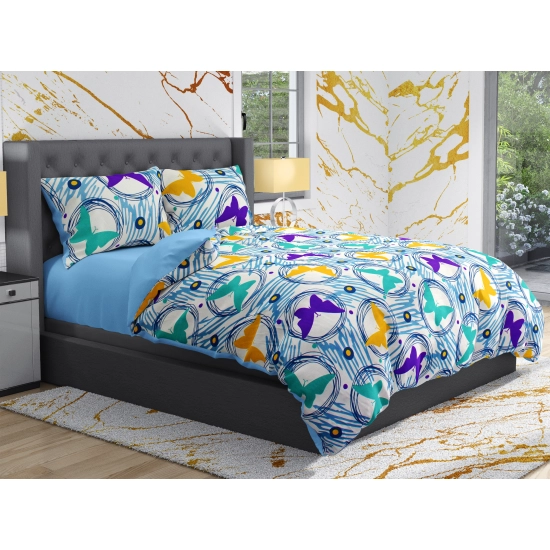 POŚCIEL 160x200 DWUSTRONNA + PRZEŚCIERADŁO MODERN