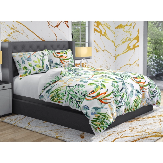 DEKORACYJNA POLSKA POŚCIEL 160x200 DWUSTRONNA + PRZEŚCIERADŁO KOMPLET