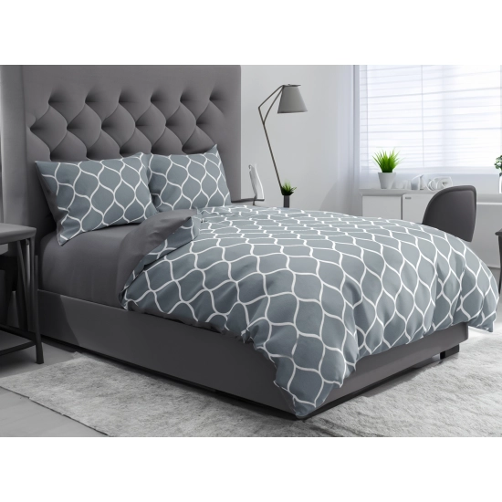 POŚCIEL 160x200 DWUSTRONNA + PRZEŚCIERADŁO MODERN