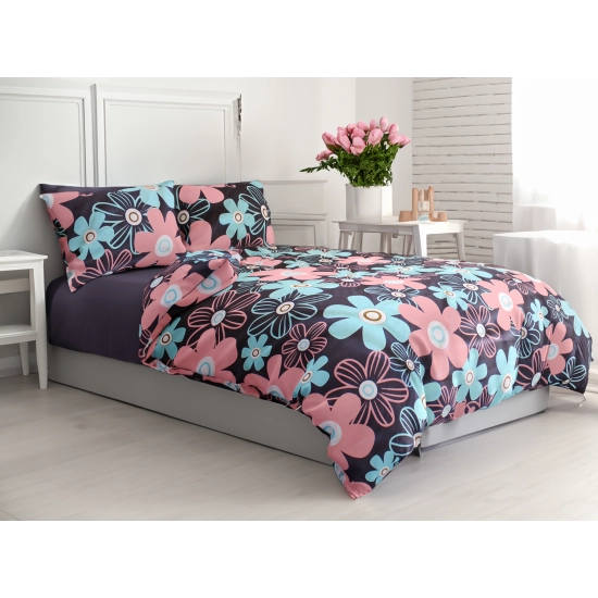 POŚCIEL 160x200 DWUSTRONNA + PRZEŚCIERADŁO MODERN