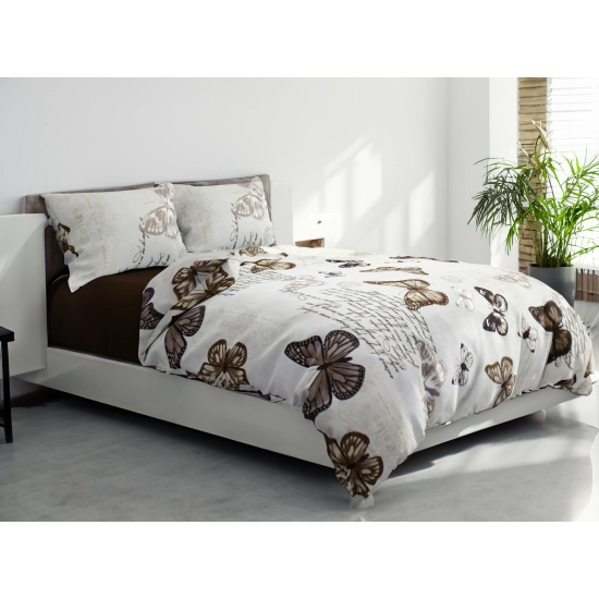 POŚCIEL 160x200 DWUSTRONNA + PRZEŚCIERADŁO MODERN