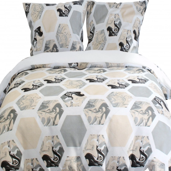 POŚCIEL 200x220 DWUSTRONNA + PRZEŚCIERADŁO MODERN