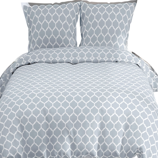 POŚCIEL 160x200 DWUSTRONNA + PRZEŚCIERADŁO MODERN