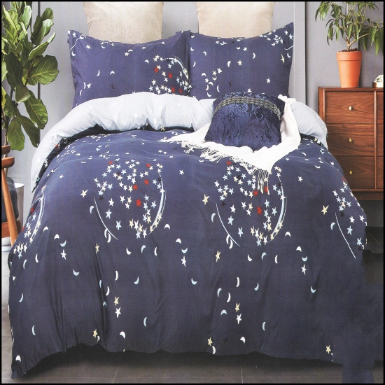 KOMPLET POŚCIELI 100% BAWEŁNA DWUSTRONNA POŚCIEL 140x200 +2 POSZEWKI