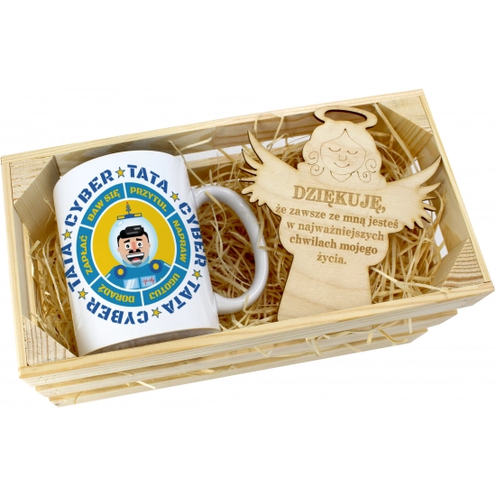 KUBEK W SKRZYNCE NA PREZENT DZIEŃ OJCA TATY TATA