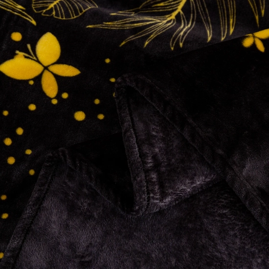 Duży dekoracyjny koc z mikrofibry 200x220 cm – idealny na łóżko małżeńskie