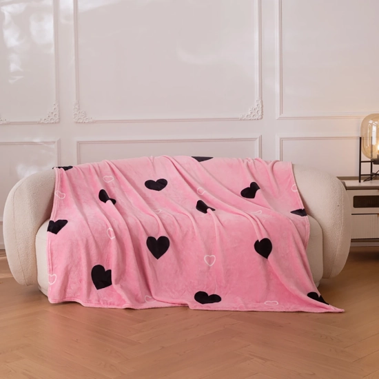 Koc z mikrofibry 200x220 cm – stylowy wzór i przytulna miękkość