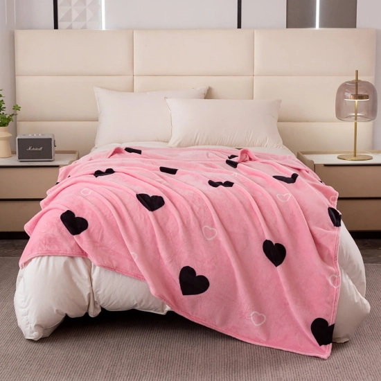 Koc z mikrofibry 200x220 cm – stylowy wzór i przytulna miękkość