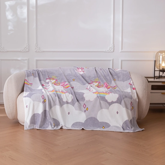 Miękki koc z mikrofibry w rozmiarze 160x200 cm – stylowy dodatek do salonu i sypialni